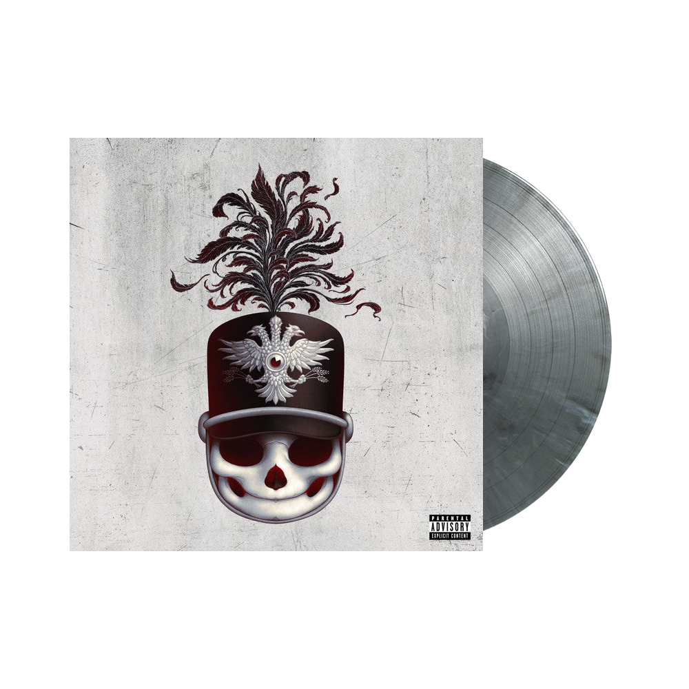 My Chemical Romance - The Black Parade — front sleeve with Concrete Grey vinyl record on white
