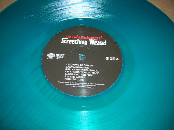 Screeching Weasel : The Awful Disclosures Of Screeching Weasel  (LP, Album, Ltd, Gre)