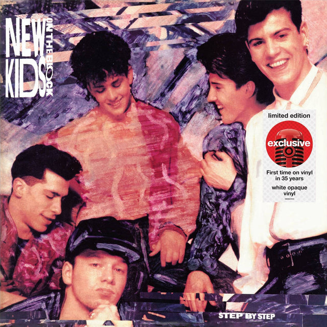 New Kids On The Block – Step By Step, 2025 opaque white vinyl front sleeve