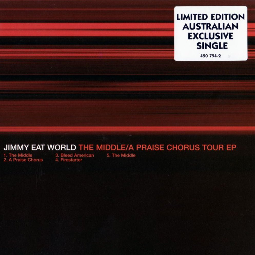 Jimmy Eat World - The Middle/A Praise Chorus Tour EP Music CDs Vinyl