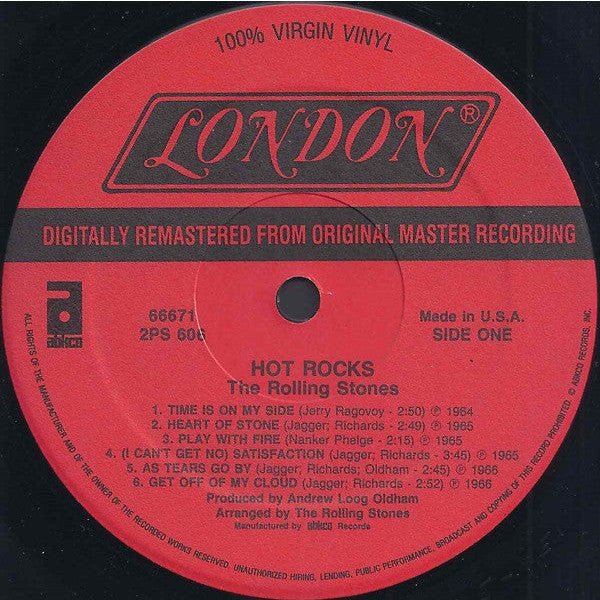 The Rolling Stones - Hot Rocks 1964-1971 Vinyl