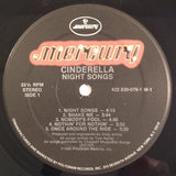 Cinderella (3) : Night Songs (LP, Album, 53 )
