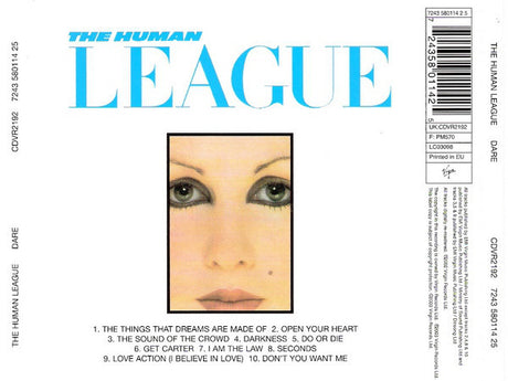 The Human League : Dare (CD, Album, RE, RM, Arv)