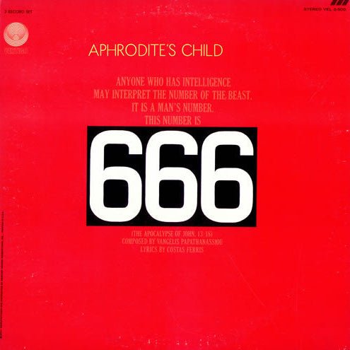 Aphrodite's Child - 666 Vinyl Vinyl