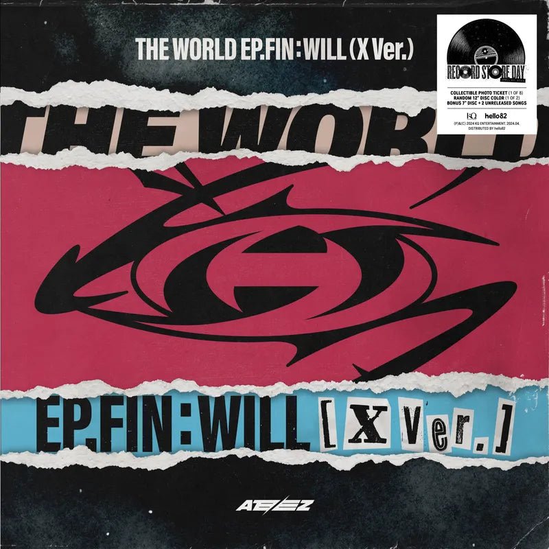 ATEEZ - THE WORLD EP.FIN : WILL - Limited Gatefold Exclusive Vinyl Vinyl