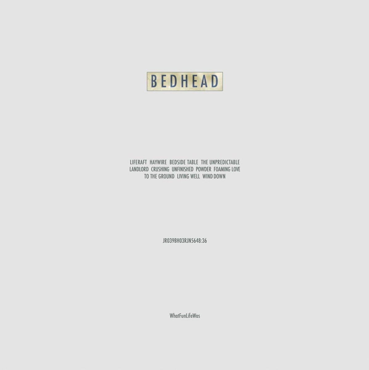 Bedhead - WhatFunLifeWas Vinyl Vinyl