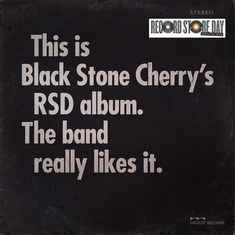 Black Stone Cherry - This is Black Stone Cherry's RSD album. The band really likes it CD Vinyl