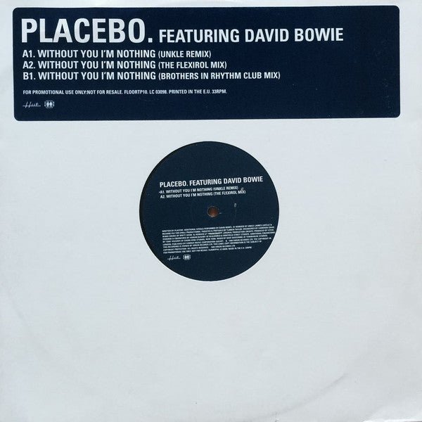 Placebo Featuring David Bowie - Without You I'm Nothing Vinyl