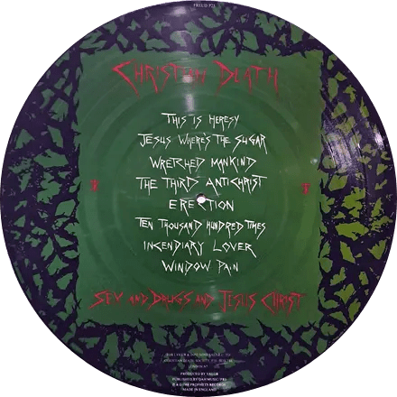 Christian Death - Sex And Drugs And Jesus Christ Vinyl Vinyl