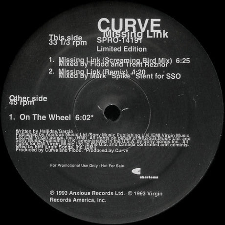 Curve - Missing Link Vinyl Vinyl