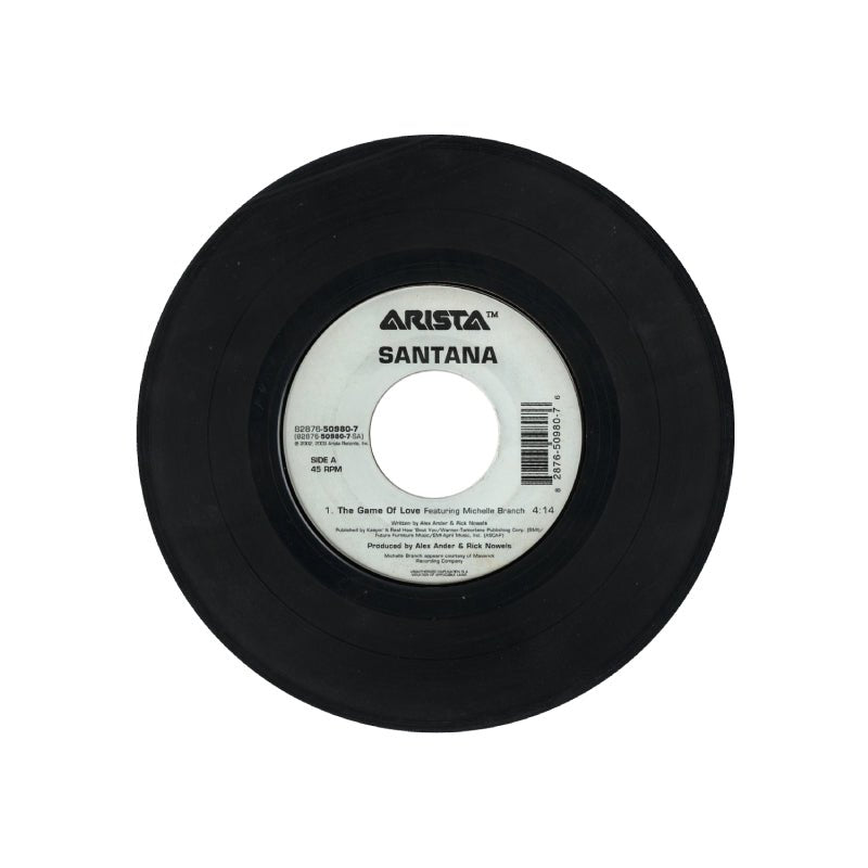 Santana Featuring Michelle Branch - The Game Of Love 7" Vinyl