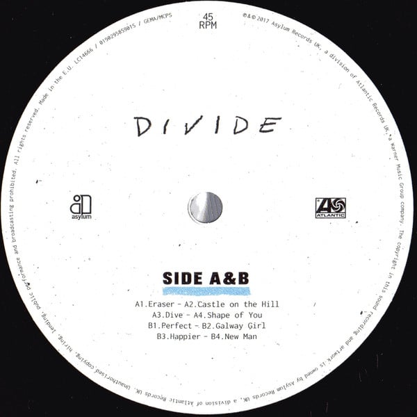 Ed Sheeran - ÷ (Divide) Vinyl
