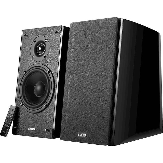 Edifier 4001369 R2000DB Black 2.0 Book Shelf Speakers Bluetooth Wireless - 120 Watts Vinyl