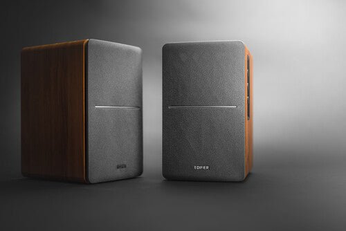 Edifier R1280DB Bluetooth Wireless 2.0 Book Shelf Speakers - 42 Watts Wood Grain Speakers Vinyl