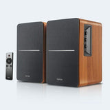 Edifier R1280T Powered Bookshelf Speakers - 42 Watts (Wood Finish) Speakers Vinyl
