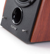 Edifier R1700BT Bluetooth Wireless 2.0 Book Shelf Speakers - 66 Watts Wood Grain Speakers Vinyl