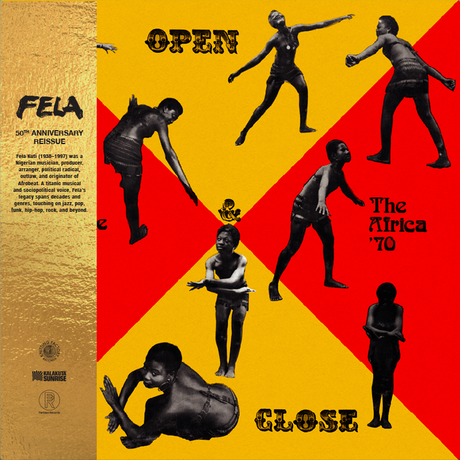 Fela Kuti and Africa 70 — Open & Close, 50th anniversary front sleeve