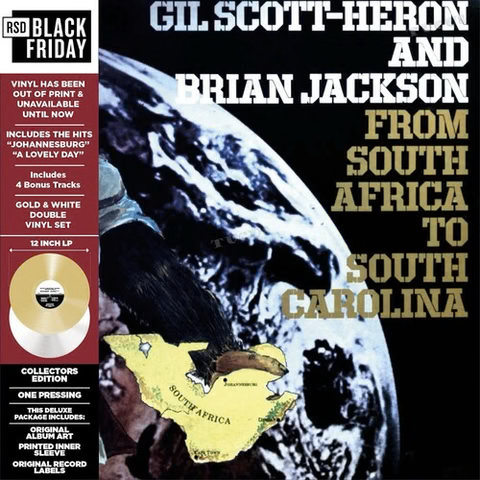 SCOTT-GIL HERON / BRIAN JACKSON - FROM SOUTH AFRICA TO SOUTH CAROLINA