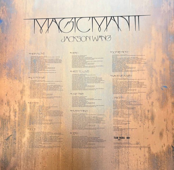 Jackson Wang - Magic Man II Vinyl Vinyl