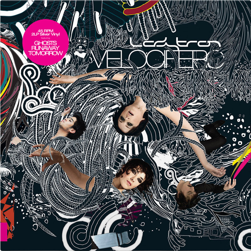 Ladytron – Velocifero silver 2LP front sleeve
