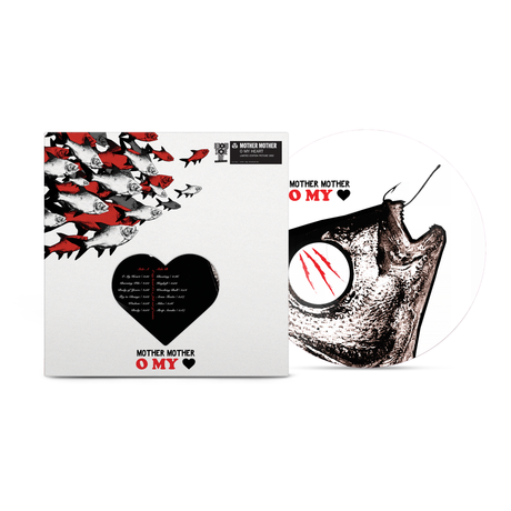 Mother Mother — O My Heart, die-cut sleeve and picture disc on white