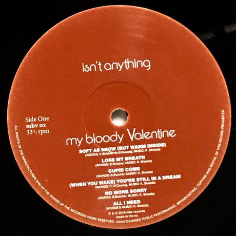 My Bloody Valentine - Isn't Anything (Alternative Cut 2018) Vinyl Vinyl