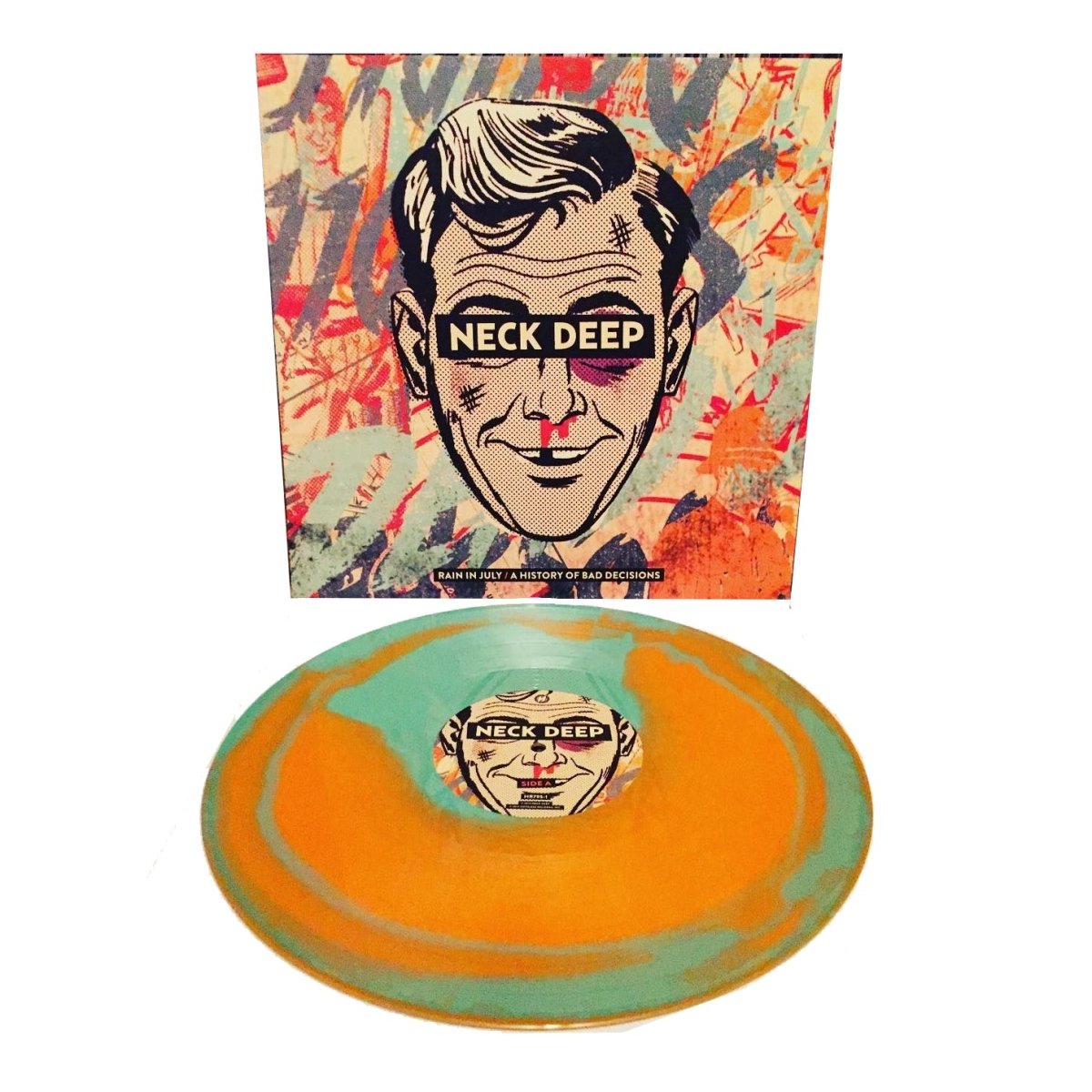 Neck Deep - Rain In July / A History Of Bad Decisions Vinyl