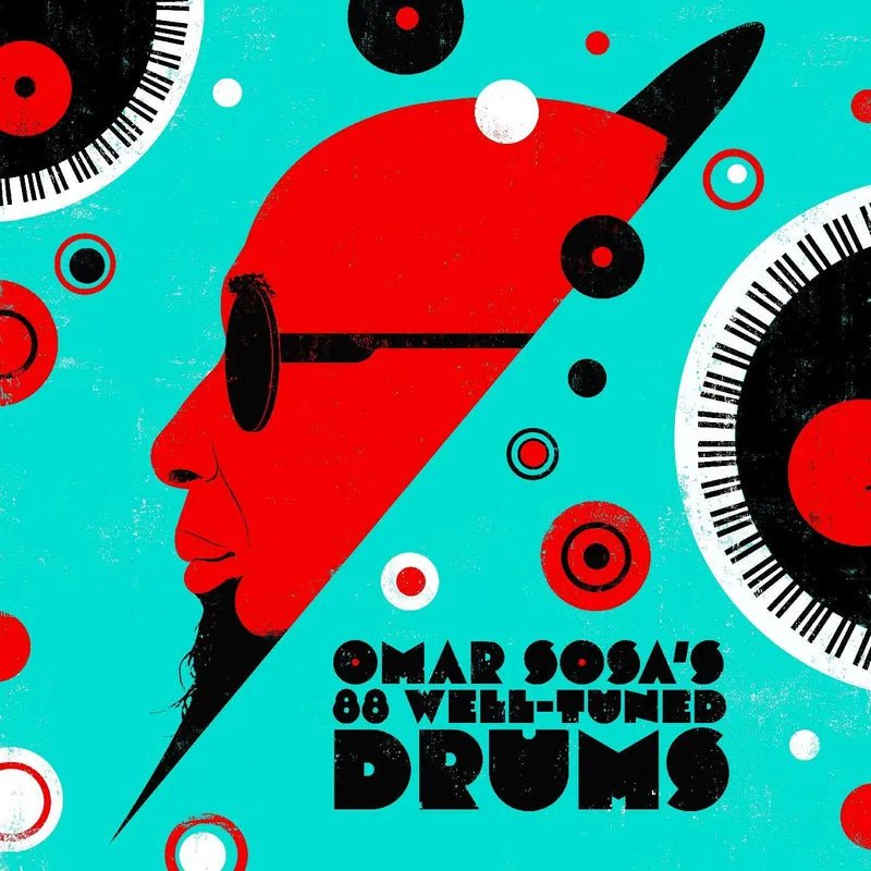 Omar Sosa - Omar Sosa's 88 Well-Tuned Drums (TRANSPARENT RED VINYL) Vinyl