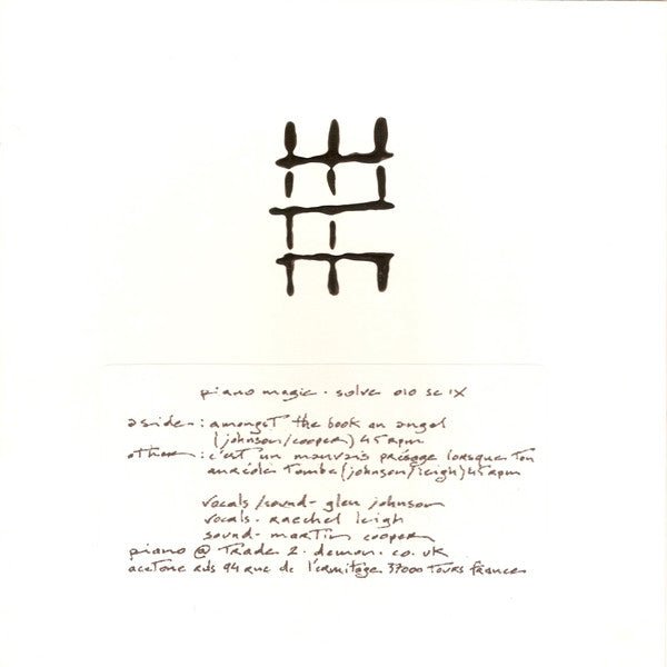 Piano Magic - Amongst The Book An Angel Vinyl Vinyl