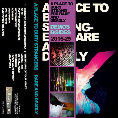 Place to Bury Strangers - Rare and Deadly Cassette Vinyl