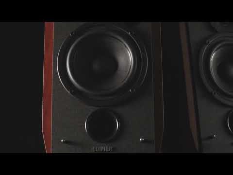 Edifier R1700BT Bluetooth Wireless 2.0 Book Shelf Speakers - 66 Watts Wood Grain
