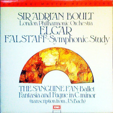 Sir Adrian Boult, London Philharmonic Orchestra, Elgar* - Falstaff - Symphonic Study / The Sanguine Fan - Ballet / Fantasia And Fugue In C Minor Vinyl