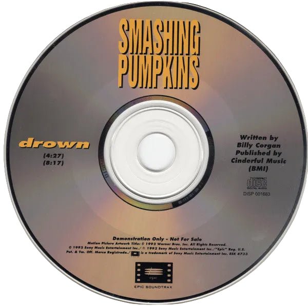 Smashing Pumpkins - Drown (Promo CD Single) Vinyl