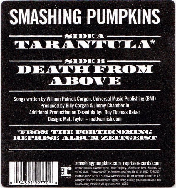 Smashing Pumpkins - Tarantula Vinyl Vinyl