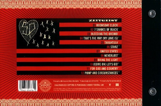 Smashing Pumpkins - Zeitgeist Vinyl