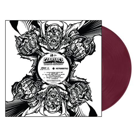 Czarface — Czartificial Intelligence Instrumentals — Czarvard Crimson vinyl with sleeve on white