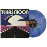Khruangbin & Leon Bridges - Texas Moon — sleeve and matching vinyl on white