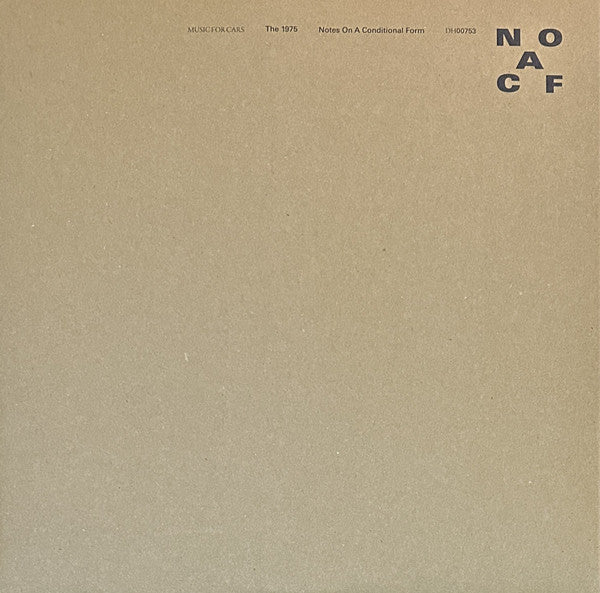 The 1975 - Notes On A Conditional Form Vinyl Vinyl