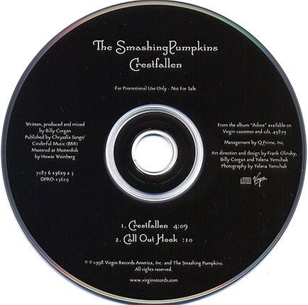 The Smashing Pumpkins - Crestfallen Vinyl