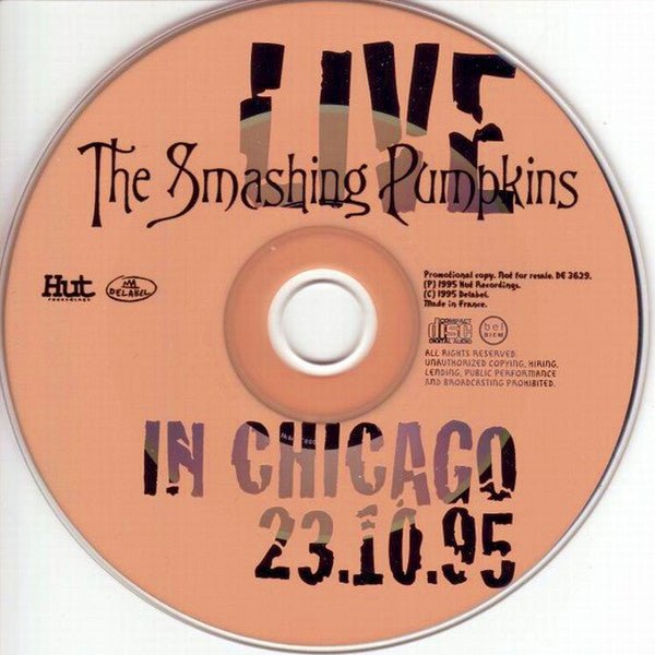 The Smashing Pumpkins - Live In Chicago 23.10.95 Vinyl