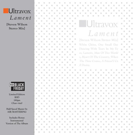 Ultravox - Lament Vinyl Vinyl