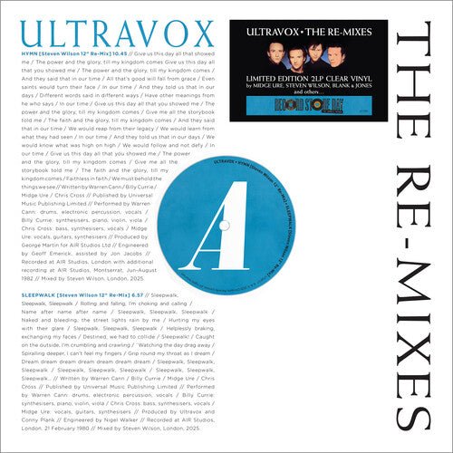 Ultravox - The Re - Mixes Vinyl Vinyl