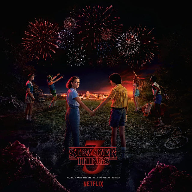 Various - Stranger Things 3: (Music From The Netflix Original Series) Great copy from a real record shop. All our used records are washed with a Degritter sonic cleaner. No 7", no poster or trading cards Near Mint (NM or M-) Vinyl