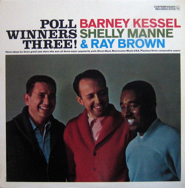 Barney Kessel, Shelly Manne & Ray Brown - Poll Winners Three! Vinyl