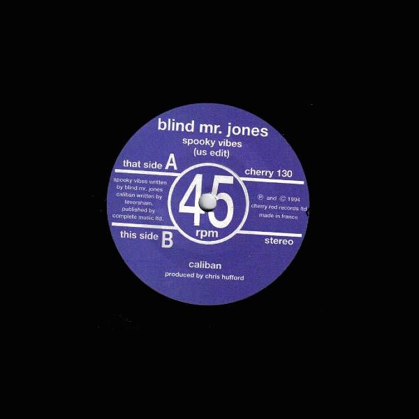 Blind Mr. Jones - Spooky Vibes 7" Vinyl