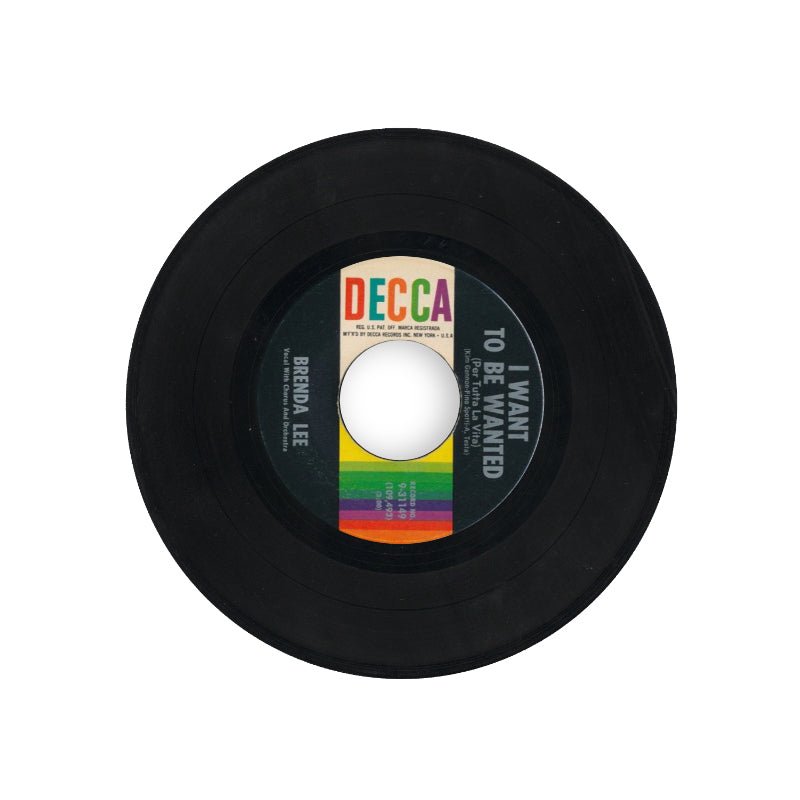 Brenda Lee - I Want To Be Wanted (Per Tutta la Vita) / Just A Little 7" Vinyl