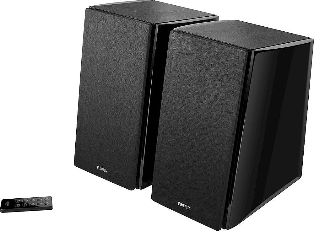 Edifier 4001369 R2000DB Black 2.0 Book Shelf Speakers Bluetooth Wireless - 120 Watts Vinyl