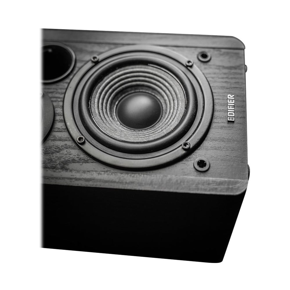 Edifier R1280DB Bluetooth Wireless 2.0 Book Shelf Speakers in Piano Black finish - 42 Watts Vinyl