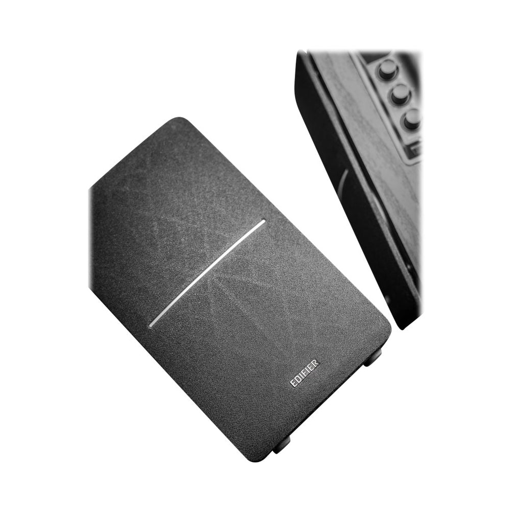Edifier R1280DB Bluetooth Wireless 2.0 Book Shelf Speakers in Piano Black finish - 42 Watts Vinyl