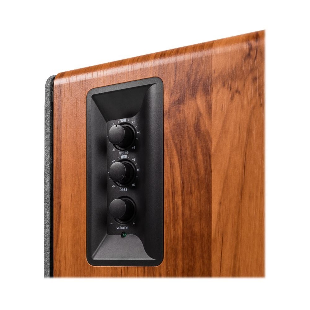 Edifier R1280T Powered Bookshelf Speakers - 42 Watts (Wood Finish) (4001345) Vinyl